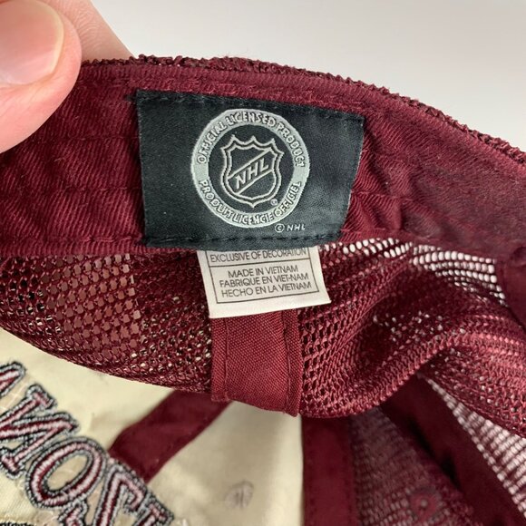 Arizona Coyotes NHL Beige Red Relaxed Fit Snapback Trucker Hat - Picture 5 of 5